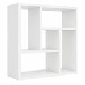 Estantería de Pared Blanca para Libros y Decoración, 45x16x45 cm
