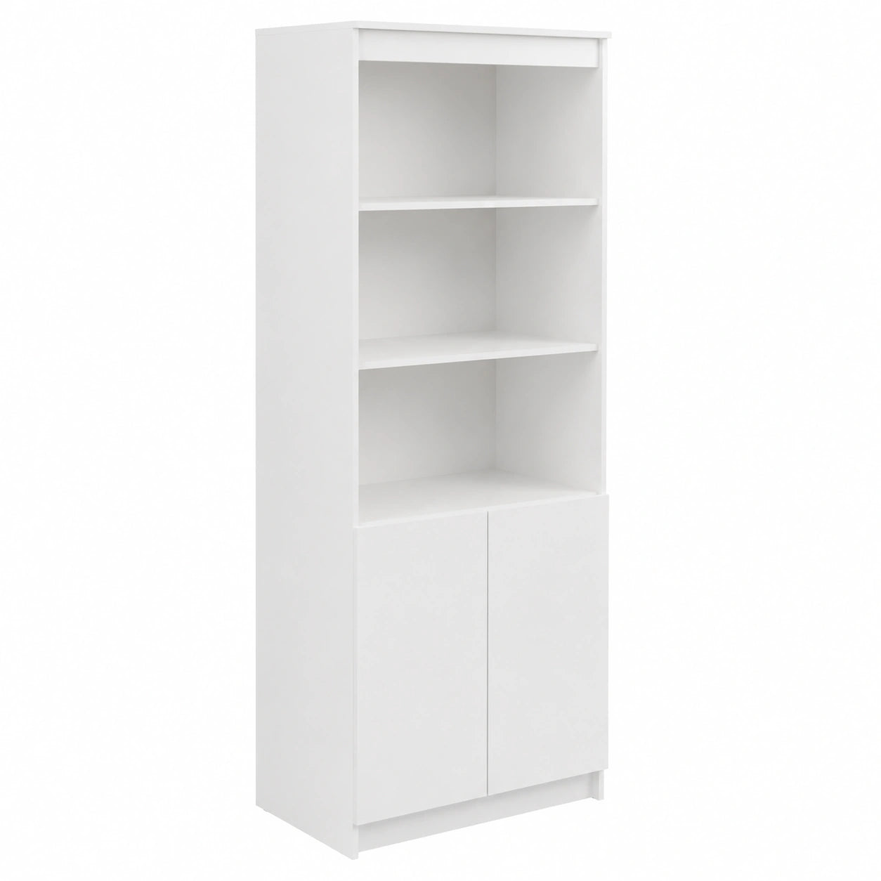 Armario Alto Blanco de Madera 180 cm con Estantes