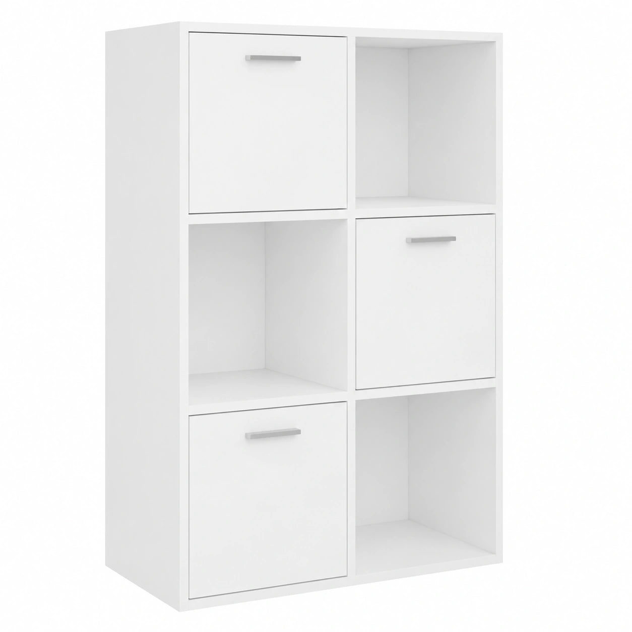 Estantería Blanca de Madera para Oficina y Hogar