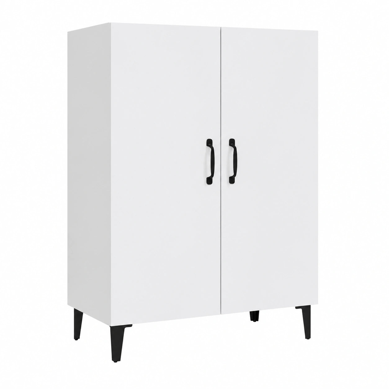 Armario Consola de Madera Blanco para Entrada 70x34x90 cm