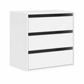 Cajonera Esquina Blanca de Madera MDF 60x41x58 cm, Armario Archivador
