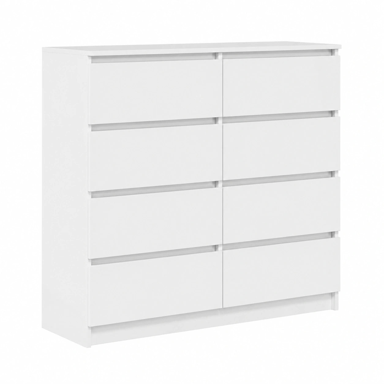 Aparador Blanco de Madera 100x35x99 cm para Almacenamiento en Pasillo