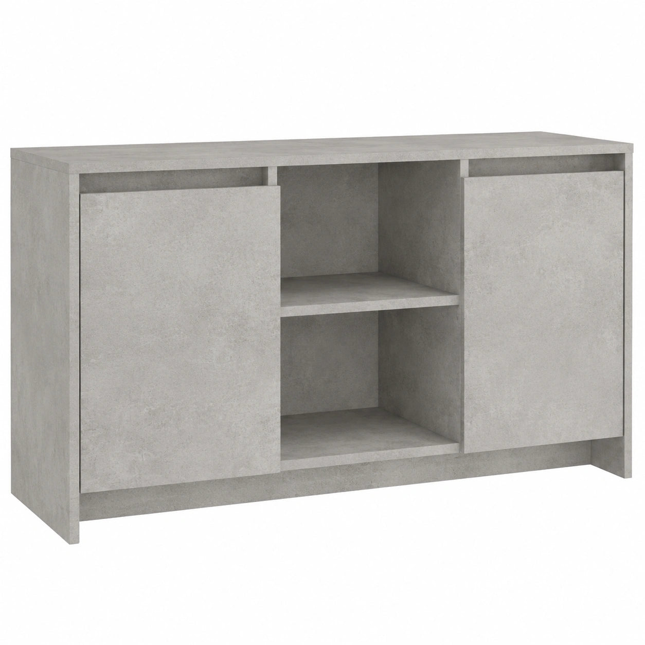 Mueble para TV de Contrachapado Gris Hormigón, 102x37,5x52,5 cm, para Sala o Dormitorio