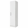 Armario Multiusos Alto con Puerta Abatible Blanco 35x170 cm