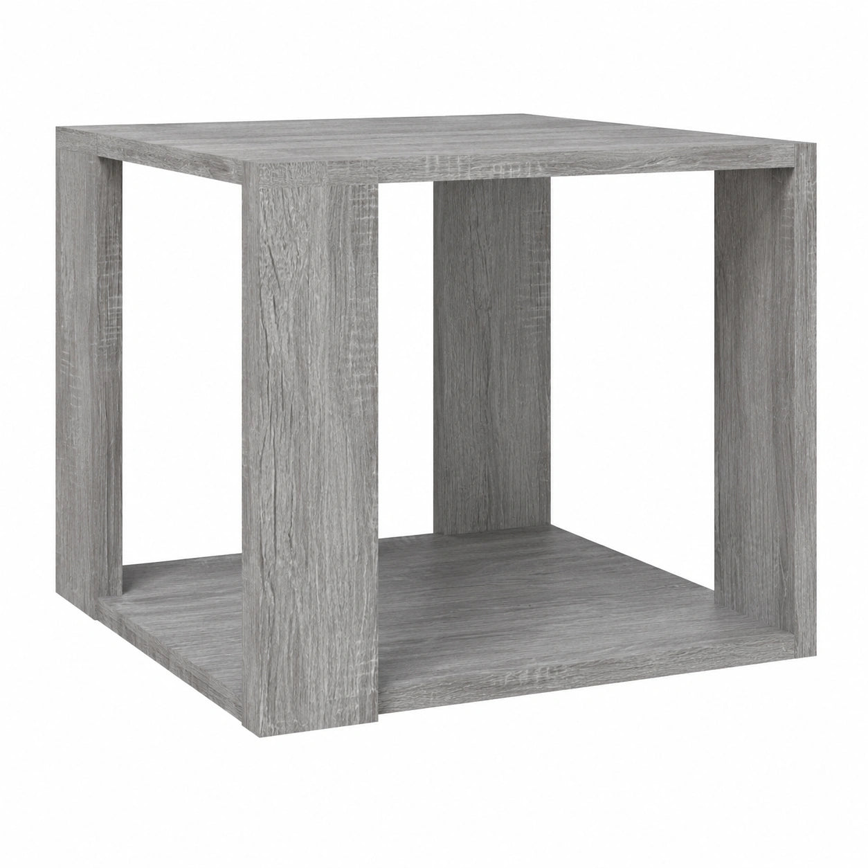 Mesa de Centro Auxiliar para Sala, Madera Gris Sonoma 40x40x30 cm